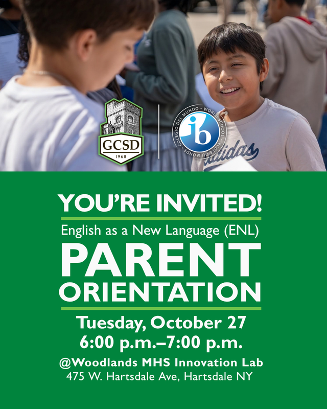2026 ENL Parent Orientation Social Post ENGLISH