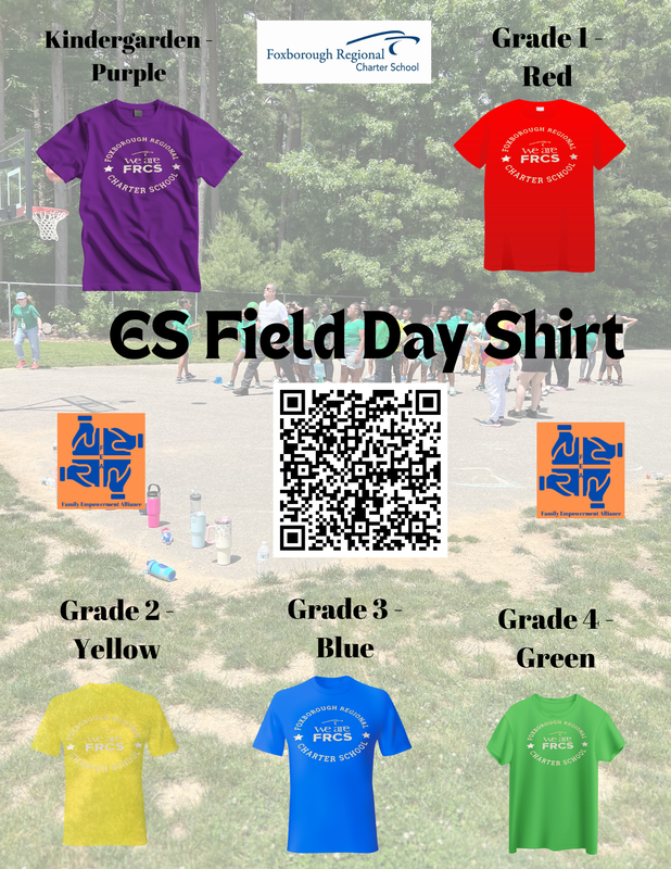 Order Your K-4 Child's Grade Level/Field Day Shirt Now!