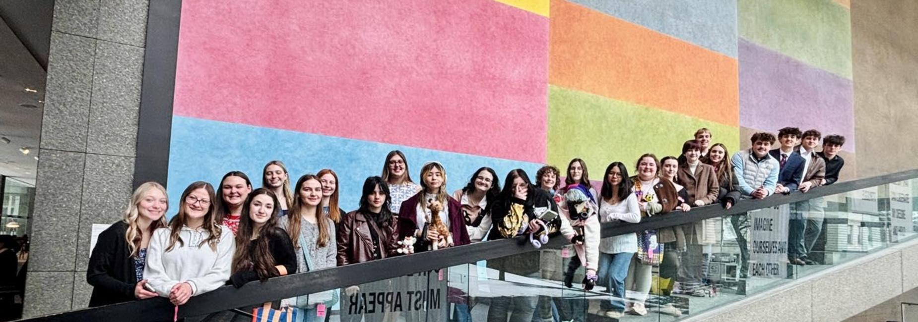 National Art Honor Society Students