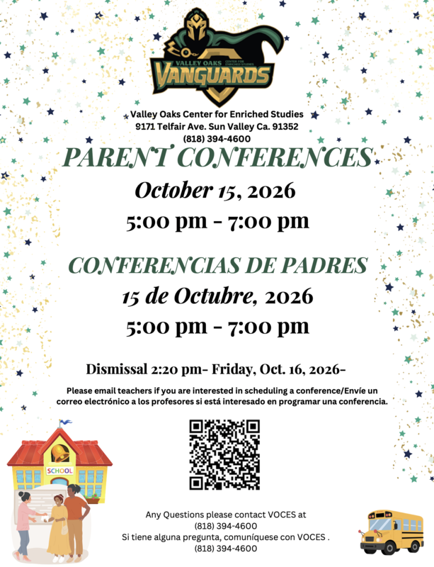 Parent Conferences 10/15