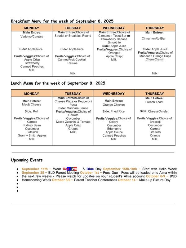 Weekly Parent Newsletter Page 2-5 Featured Photo