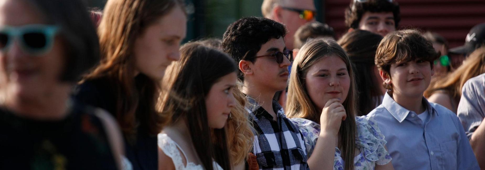 middle school students