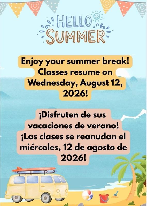 summer break flyer