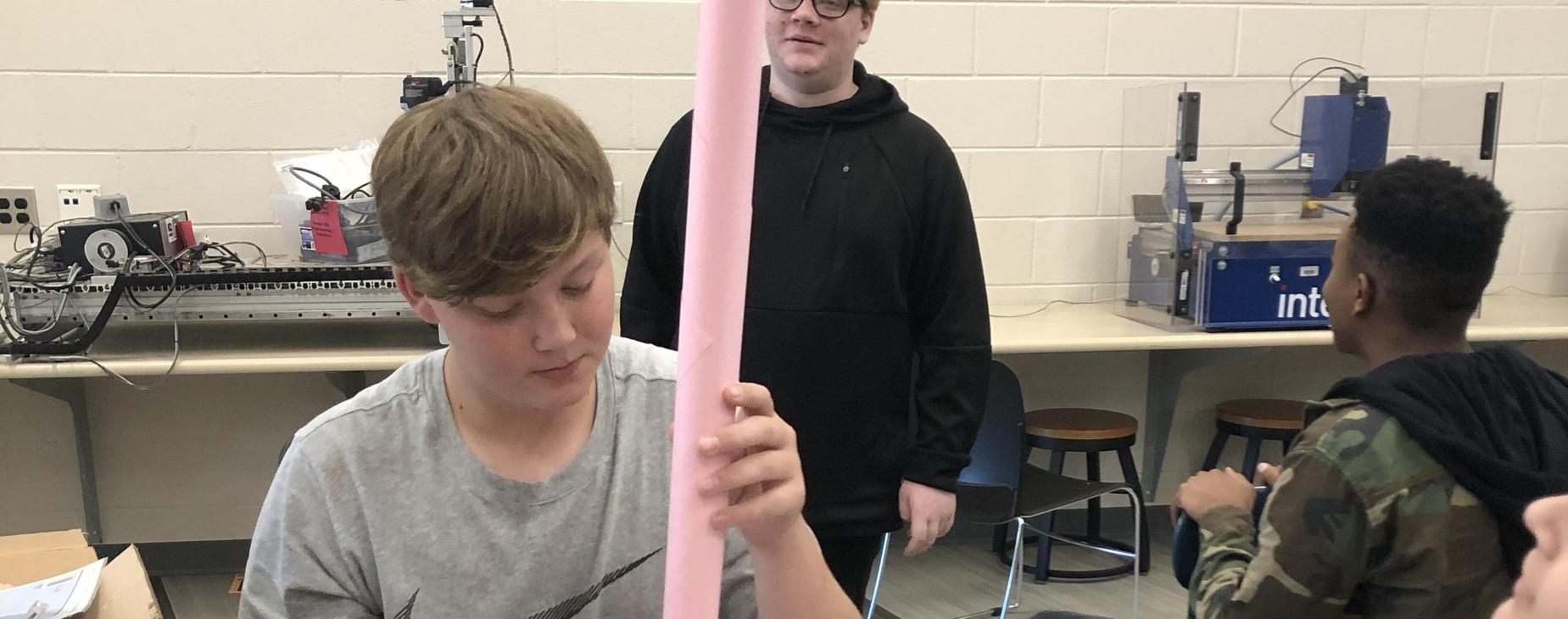 Paper towers in engineering