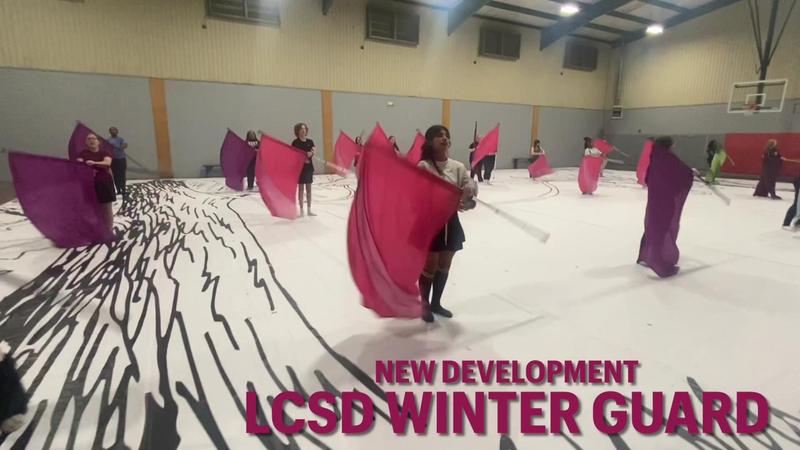 LCSD Winter Guard Practice
