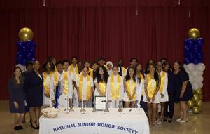 NJHS members of 2026 and staff