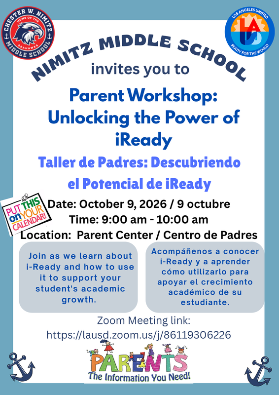 Parent Workshop / Taller de Padres Featured Photo