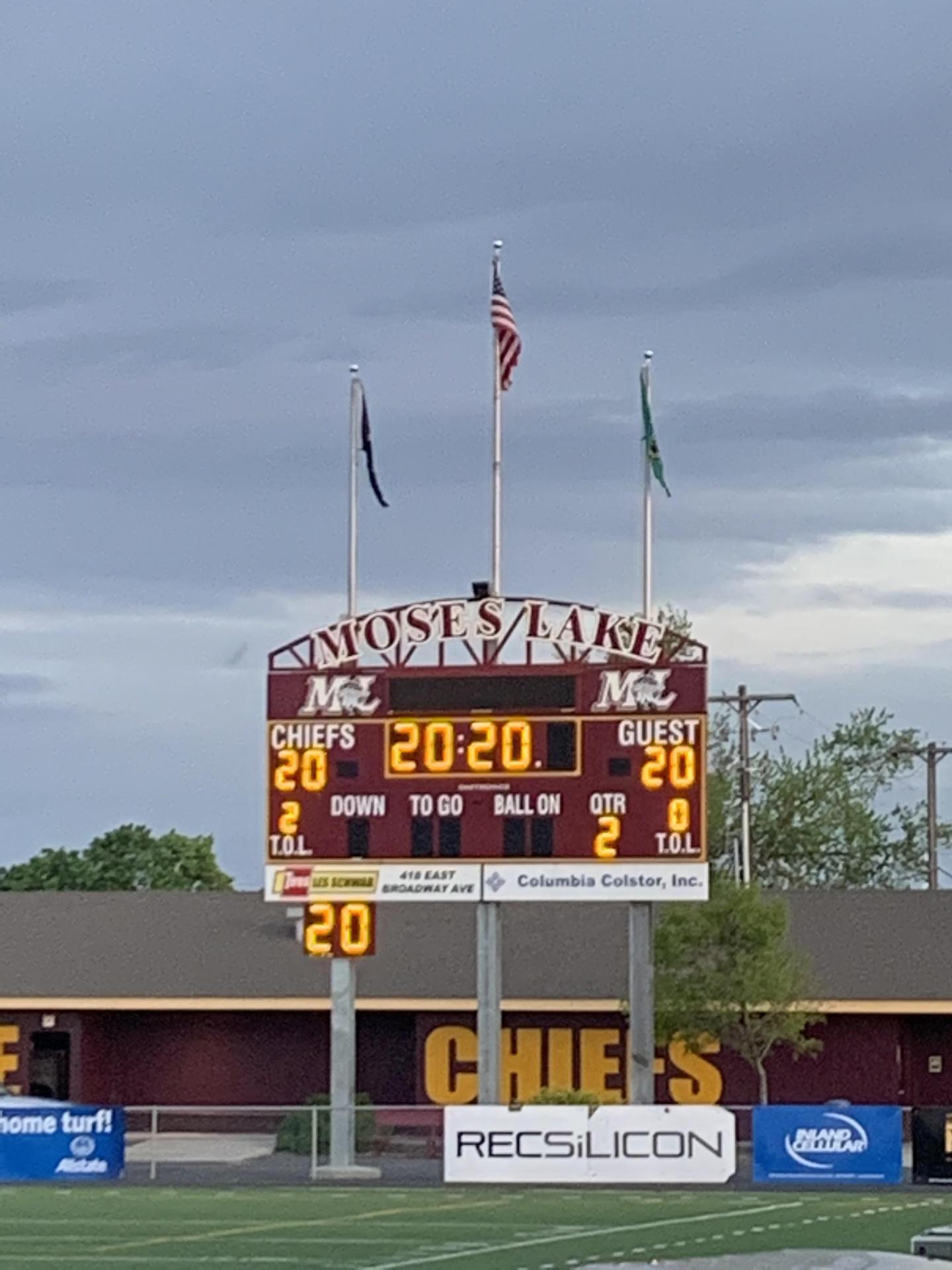 Picture of scoreboard