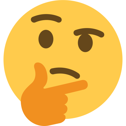 "Hmmm" emoji