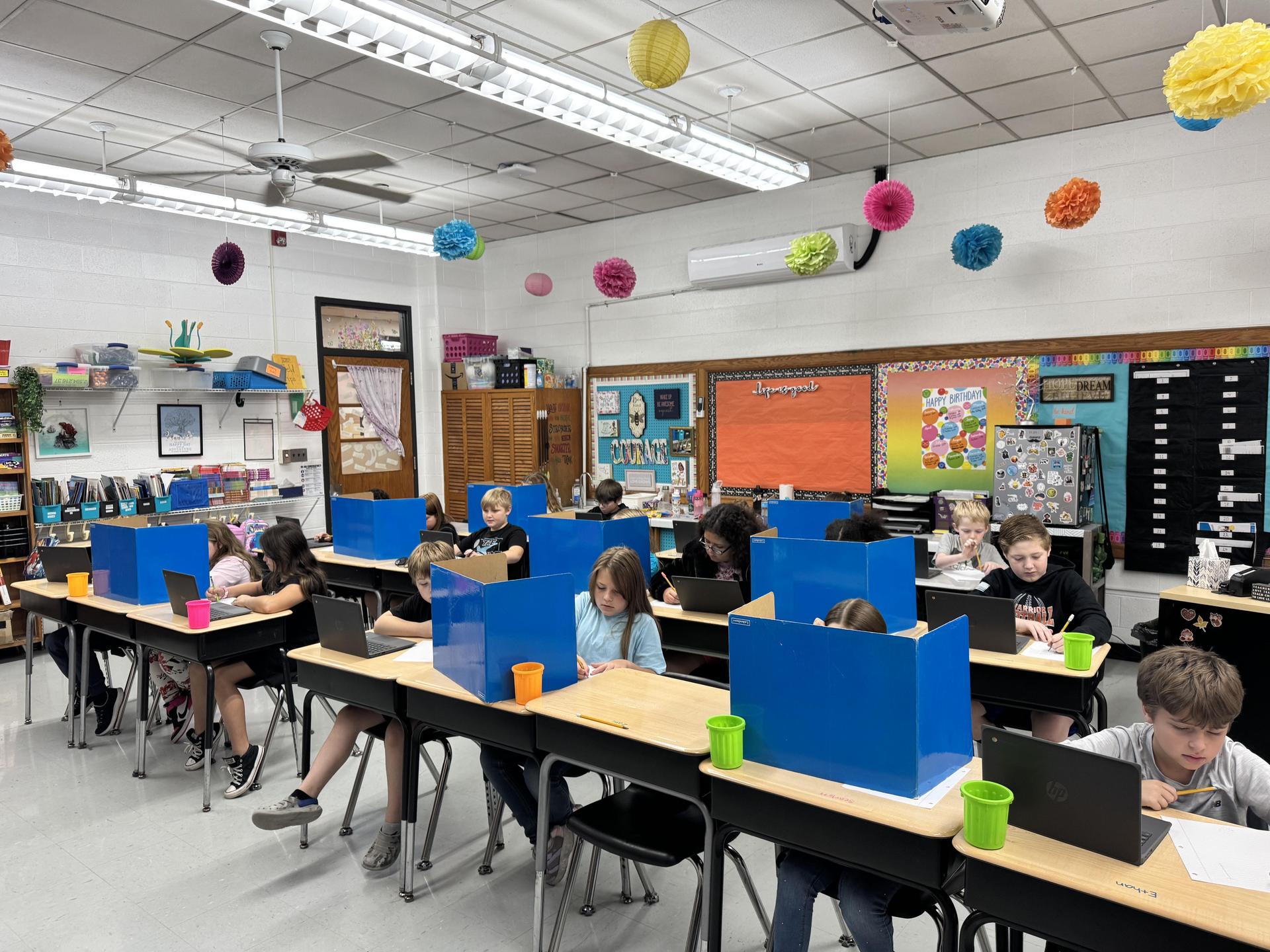 Benchmark testing in 4th grade