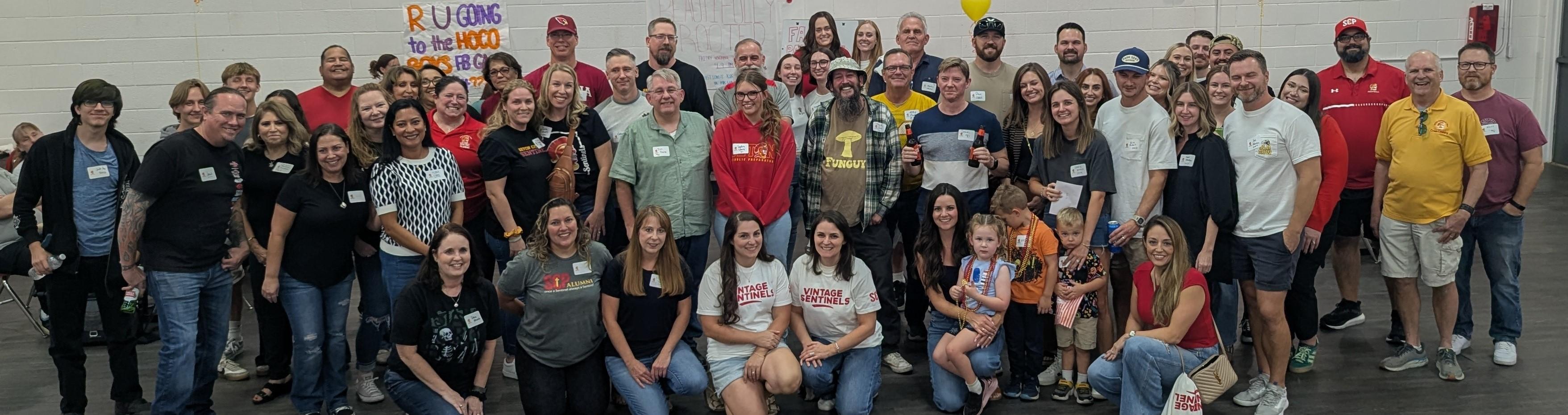 Photo of alumni group