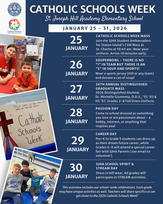 Catholic Schools Week is coming soon!