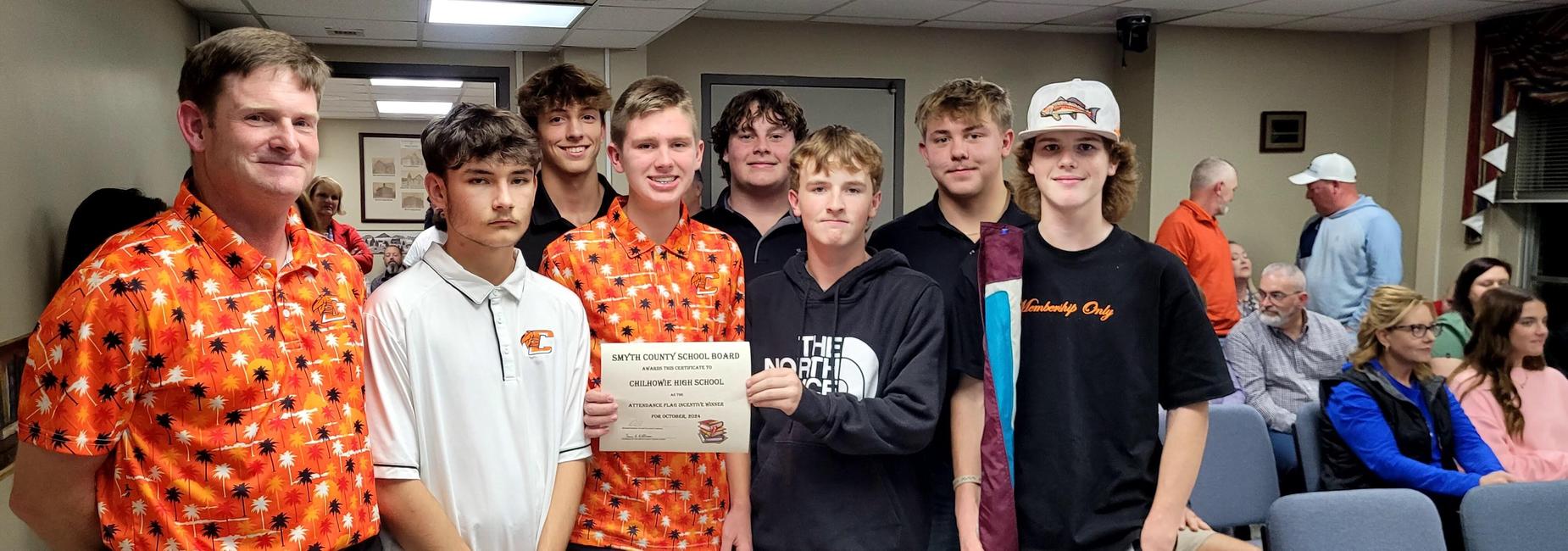 Chilhowie High School golf team