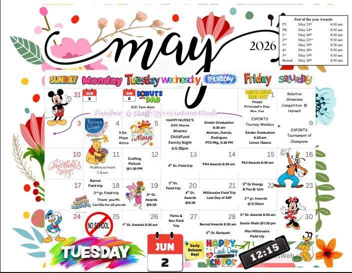May 2026 Calendar