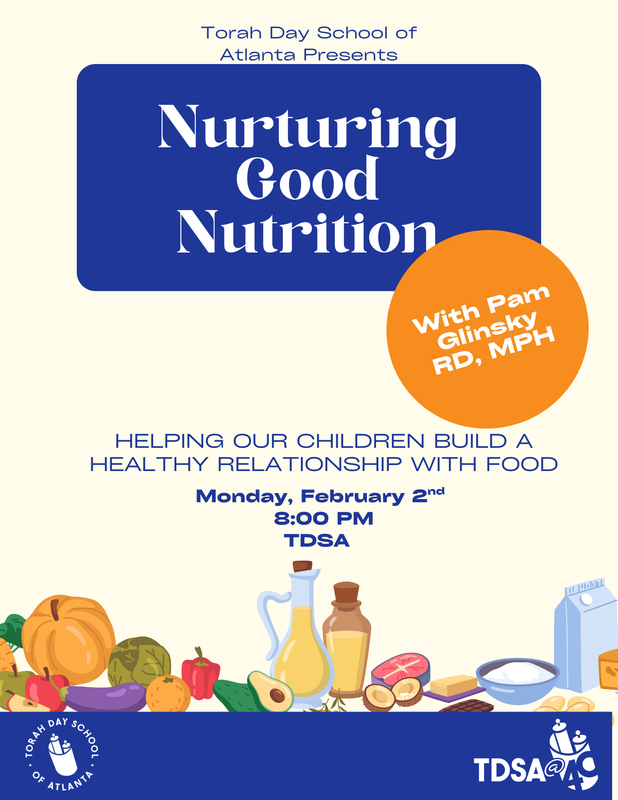 Nurturing Good Nutrition with Pam Glinsky on February 2nd at 8PM