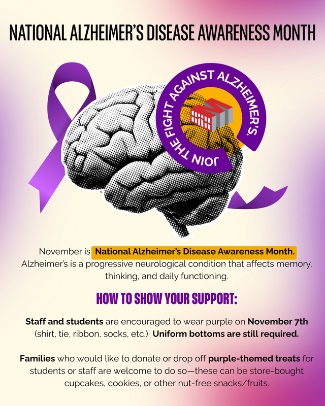 TMSA to Host Alzheimer’s Awareness Day on November 7 Featured Photo