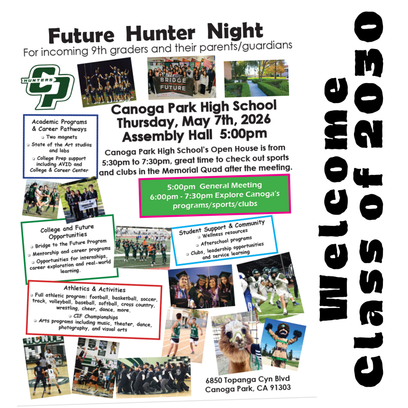 Welcome Future Hunter Families to our event