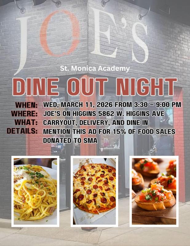 Joes on Higgins Dine Out Flyer