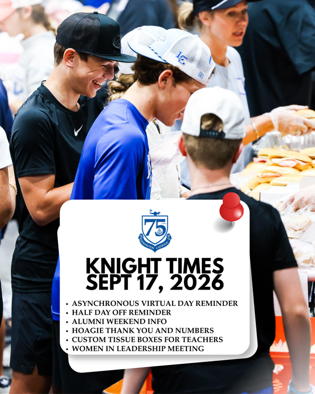 KNIGHT TIMES - SEPTEMBER 17 Featured Photo