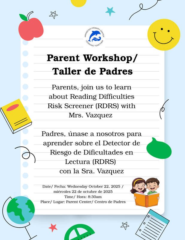 RDRS Parent Workshop Flyer
