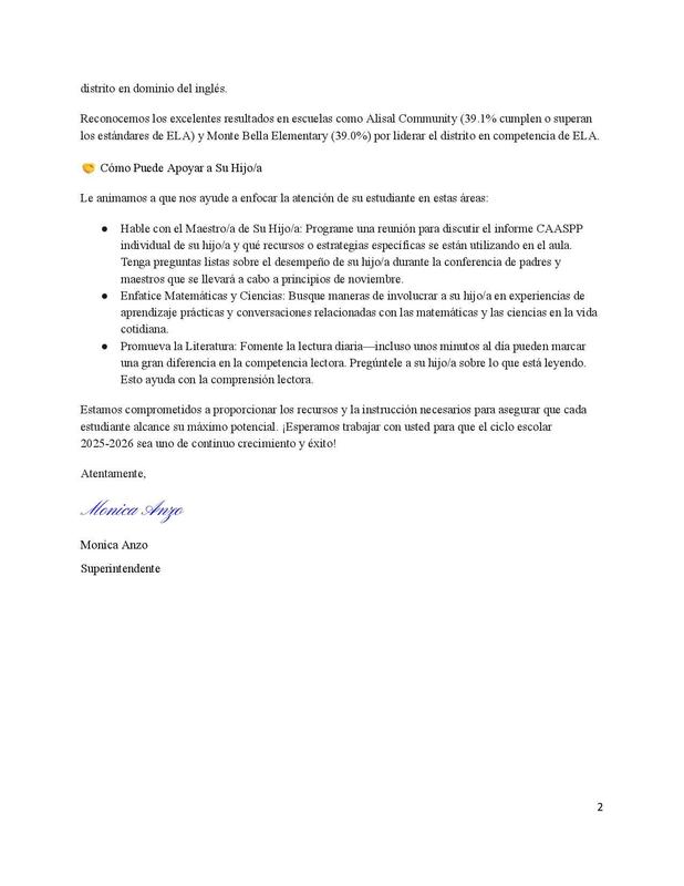 State test results 10-2025 Spanish- Pg 2