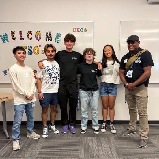 group photo of students smiling