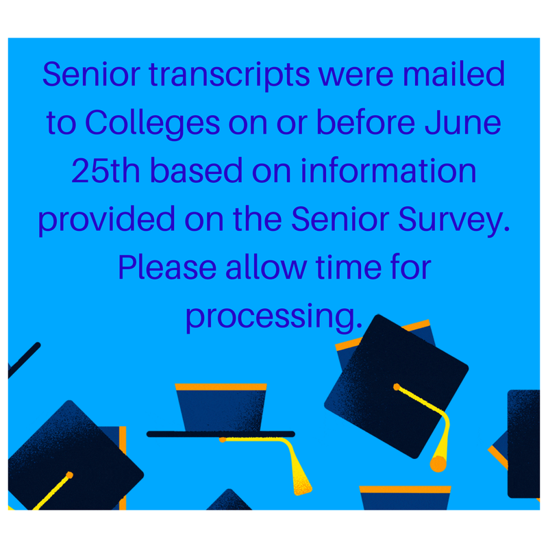 Transcripts Mailed