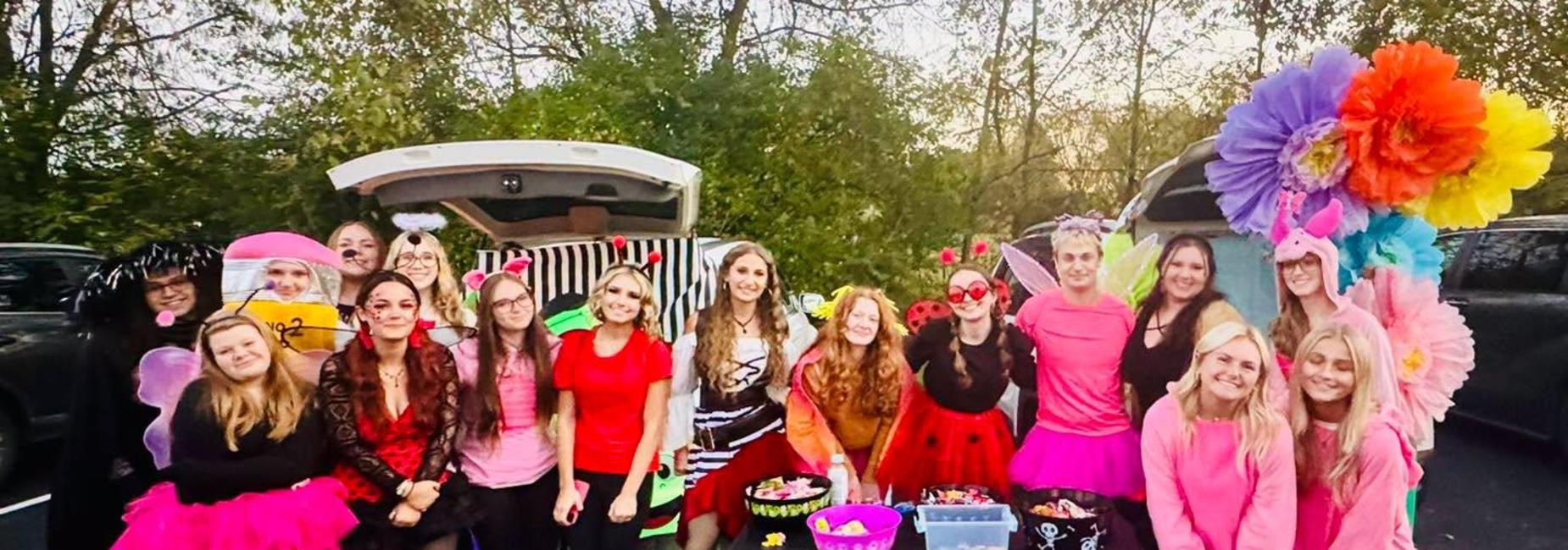 Aspiring Educators at Stanwood Trunk-or-Treat