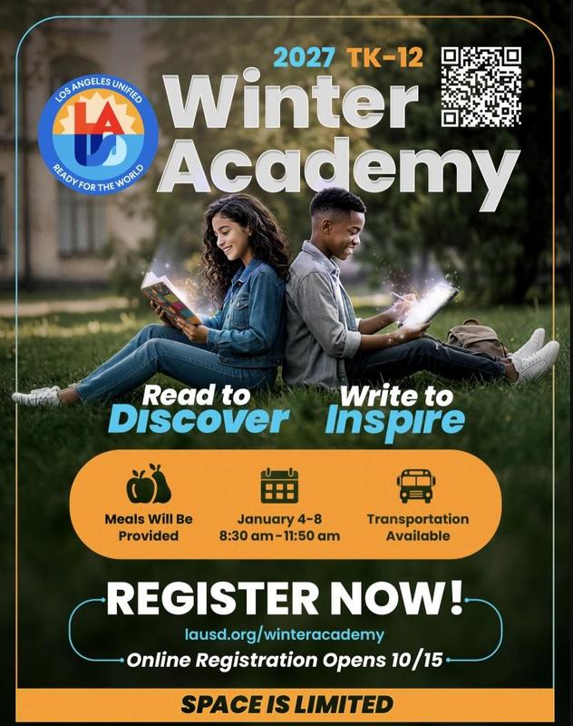 flyer with information on how to register