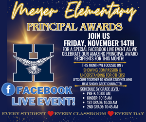 principal Awards- Nov. 14th