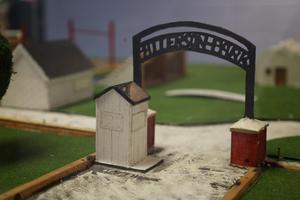Diorama of Holloway completed by former student.