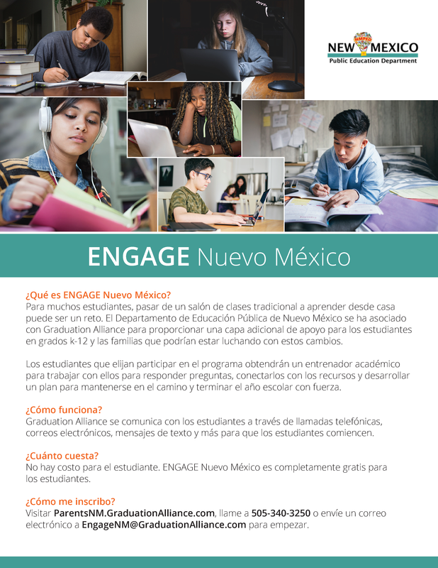 ENGAGE NM: un programa de apoyo académico gratuito Featured Photo