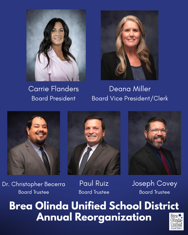 photos of the board of education on a dark blue background