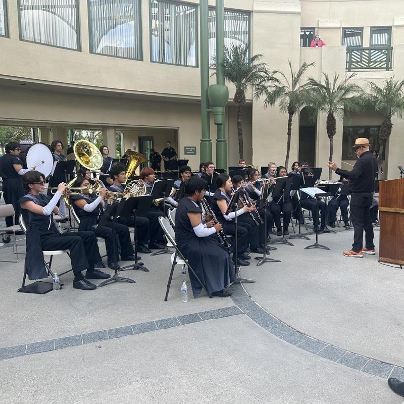 EUHSD Regiment Band Performs in tribute to U.S. Navy Captain E. Royce Williams