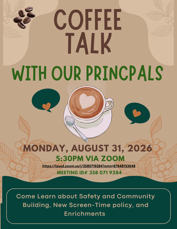 coffee talk flyer