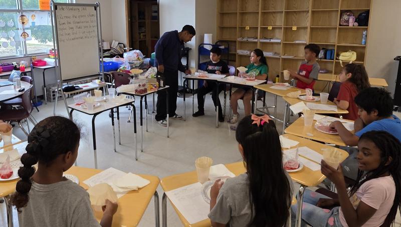 Strawberry Extraction Lab @ Camp Innovate