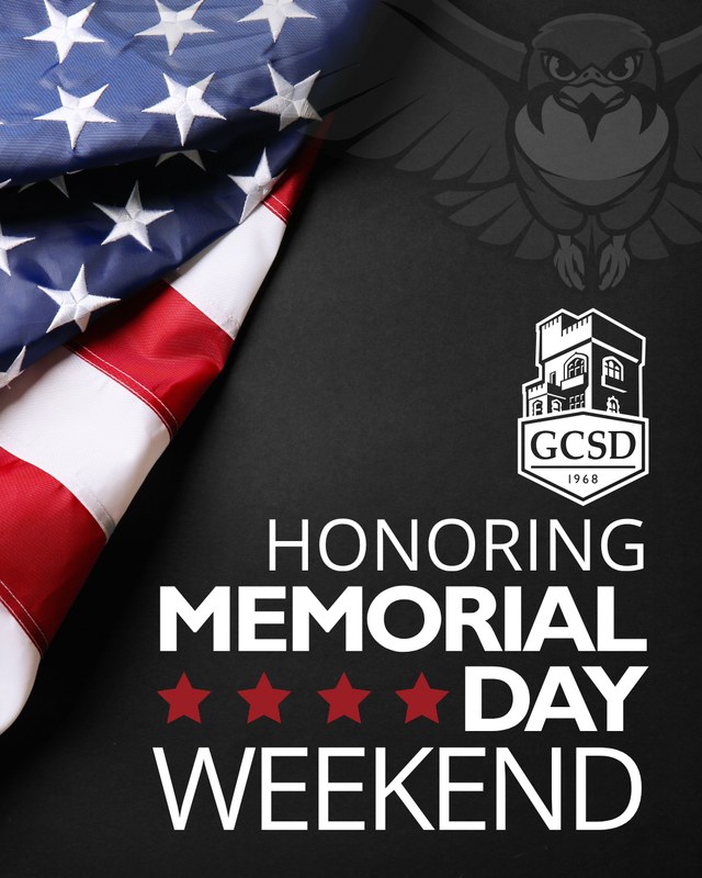 GCSD Memorial Day Weekend