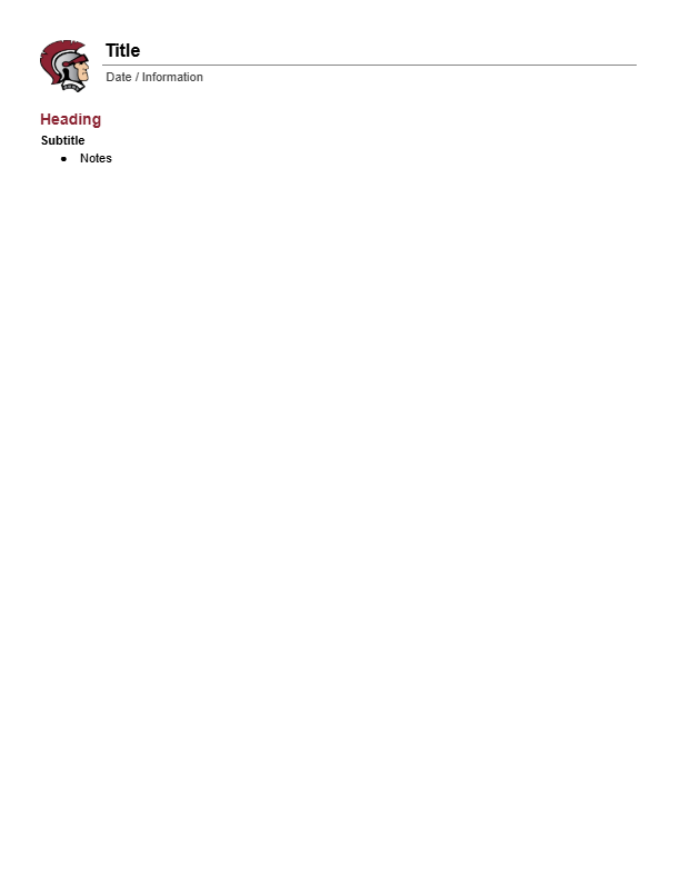NP Trojans Template