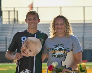 Soccer players honored on Senior Night