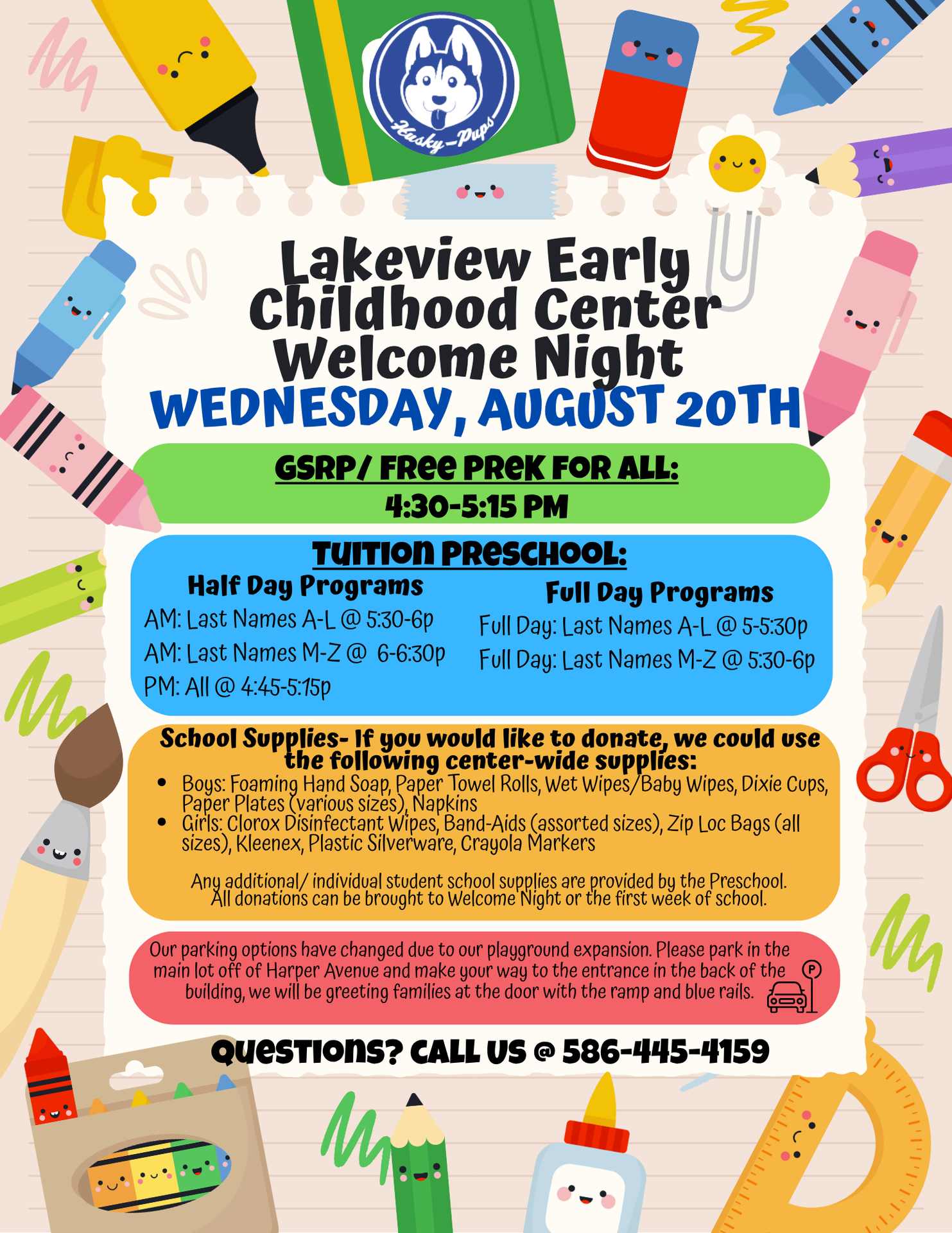 Back to School Night