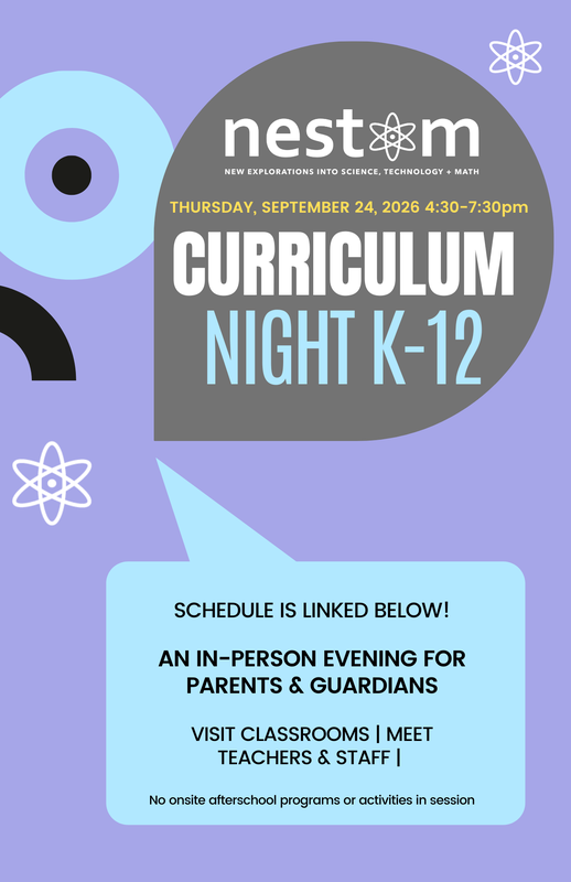You're Invited! NEST+m K-12 Curriculum Night is 9/24, 4:30-7:30pm!