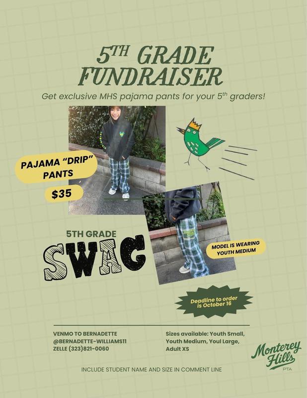MHS 5th Grade Fundraiser - Pajama "Drip" Pants Featured Photo