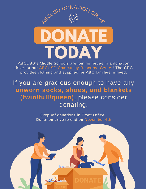 ABCUSD Donation Drive