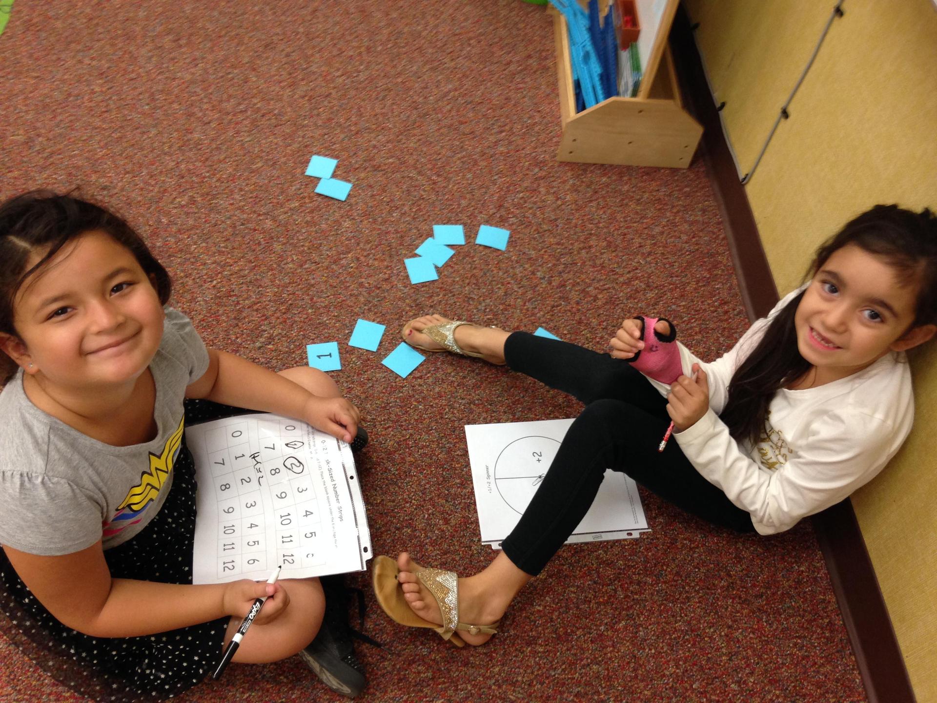 TCSD Students doing math.
