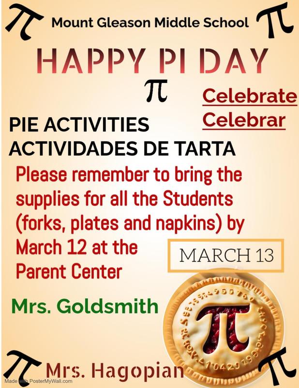 Pi Day flyer