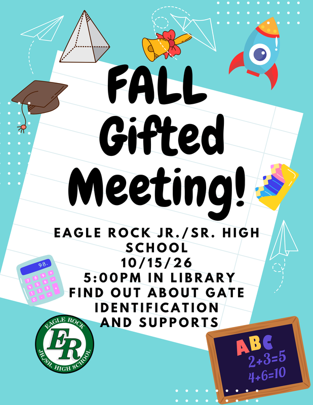 GATE Parent meeting flyer