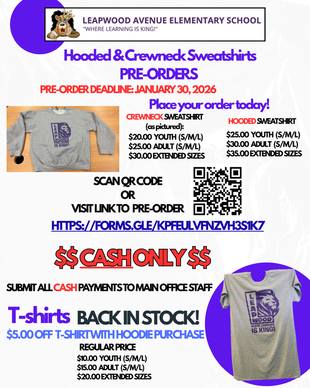 Preorder form flyer