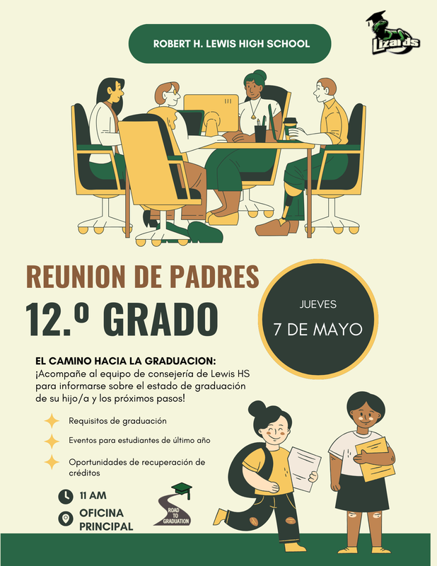 Senior Parent Meeting Flyer (Span)
