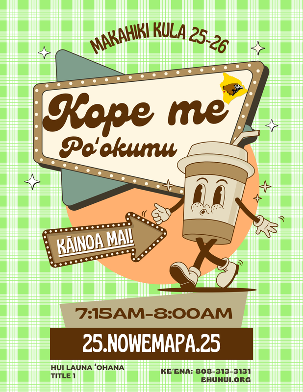 Coffee with Principal Momi