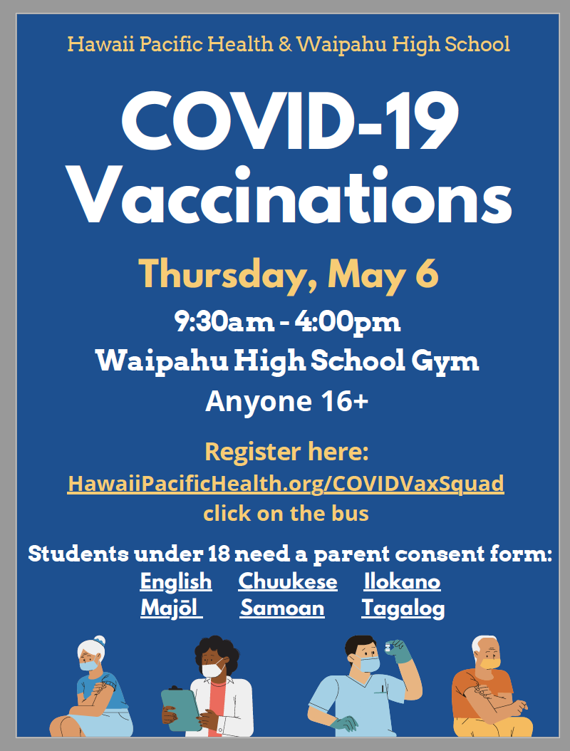COVID-19 vaccination flyer